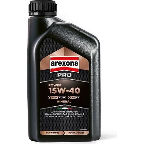Olio lubrificante per motore Power 15W-40 Mineral - Formato: 1 lt (1/2)