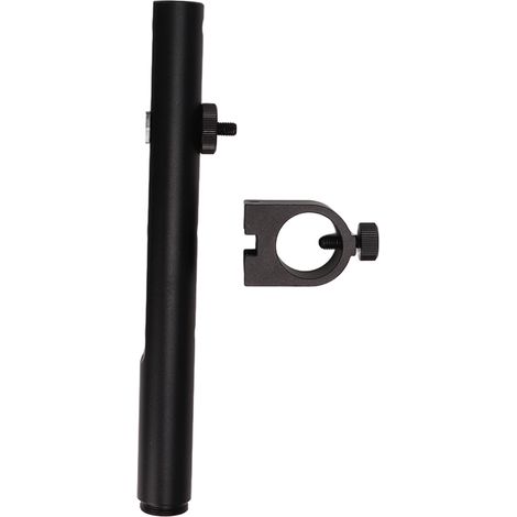 Barre de suspension écran métallique support moniteur bras supplémentaire pour microscope vidéo LCD établi 25mm/1.0in (1/5)