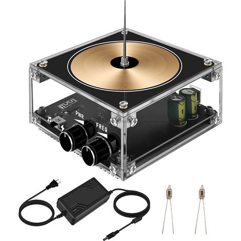 Bobine Tesla portable, enceinte Bluetooth, générateur d'arc artificiel, expériences scientifiques, bobine Tesla (1/5)