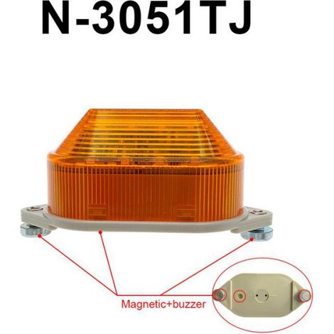 Signal d'avertissement stroboscopique TB40 N-3051,indicateur,lampe LED,petite lumière - N-3051TJ Yellow-220VAC -B