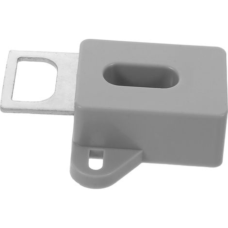 Serrure invisible pour armoires métalliques, sans perçage, loquet (1/5)