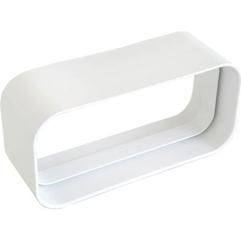GIUNTO ORIZZONTALE F/F PER AERAZIONE CANALIZZATA mm. 120X60, col. Bianco
