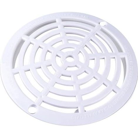 Couvercle de bonde de piscine ronde de 20 cm (8 pouces) en plastique. remplacement de la bonde principale de piscine pour plus de sécurité et une installation facile (1/5)
