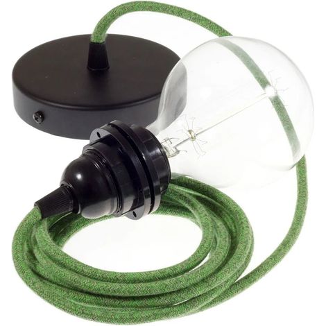 Lampada sospensione Creative Cables rx08 cavo cotone 50 cm (1/3)