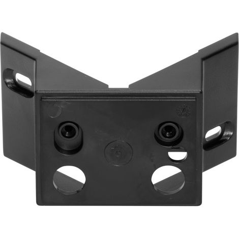 Steinel EWH 02 Staffa angolare a parete, adatto per H 150, HS 150, HS-FE 150, montaggio rapido con viti, per angoli esterni, nero (1/2)