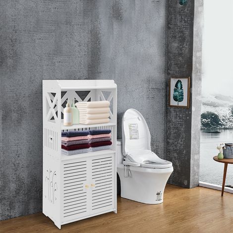Armadio bagno, comò, armadio bagno, armadietto laterale per water 402590 cm (1/5)
