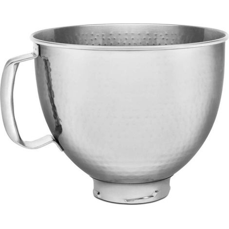 Ciotola decorativa KitchenAid Artisan 5 in acciaio inox da 4,8 litri, colore: martellato