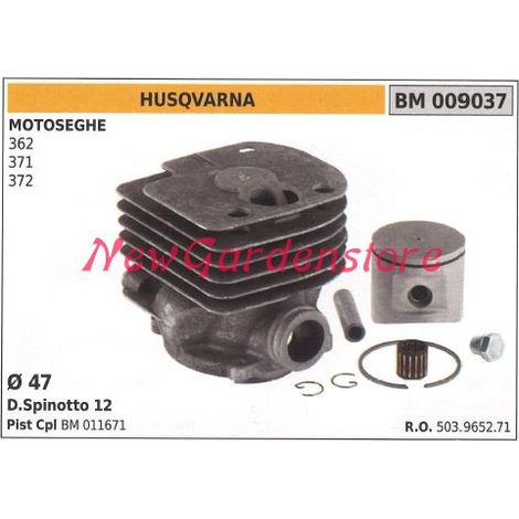 Segmentos cilindro pistón Motor motosierra HUSQVARNA 362 371 372 009037