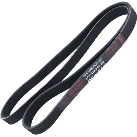 COURROIE TRAPÉZOÏDALE NERVURÉE PK 6PK1440 (1/2)