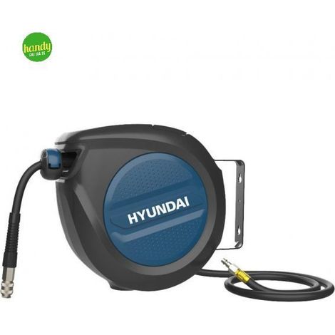 Avvolgitubo Hyundai per aria compressa con tubo da 15 m