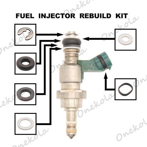 Fuel injector O-ring and filter repair kit applicable to Lexus GS300 3GR 23250-31020 (1/2)