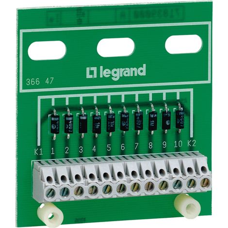module de 10 diodes anode commune - legrand osmoz - 036649