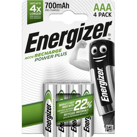 Energizer Power Plus HR03 Micro (AAA)-Akku NiMH 700 mAh 1.2 V 4 St.