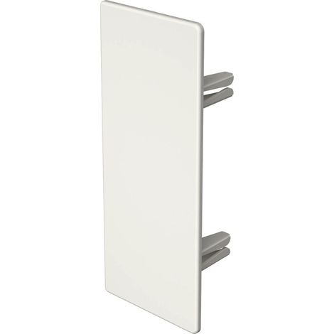 OBO Bettermann Endstück halogenfrei 60x150mm Polycarbonat/Acrylnitril-Butadien-Styrol reinweiß RAL 9010, 10 Stück, 6175570