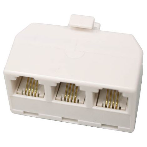 Distribuidor telefónico modular triple RJ 11 GSC 2600944
