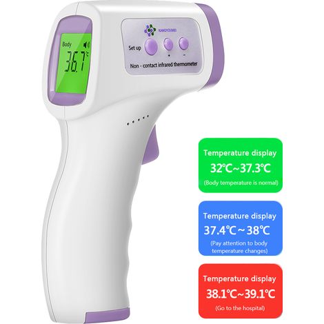 Berührungsloses digitales Infrarot-Stirnthermometer für Babys mit Fieberalarm, hochempfindliches Körperthermometer