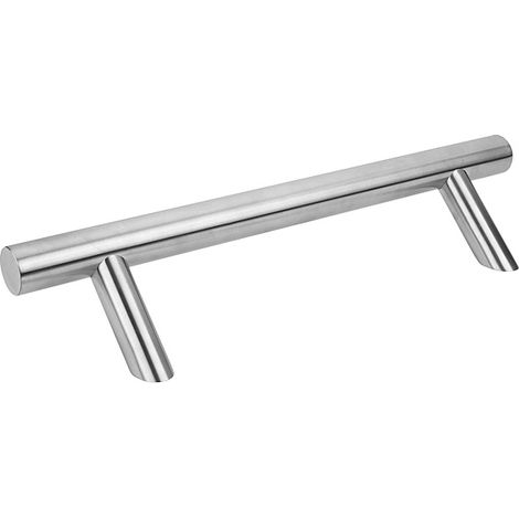 Poignée de tirage tubulaire déportée simple droite en T inox 304 longueur 500 mm - DESIGN MAT