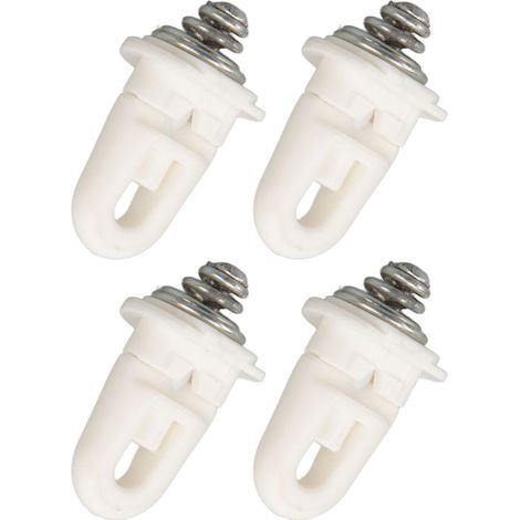 4 Agrafes de Fixation de Pare-Choc Avant 743712, Clip de Maintien Stable, Remplacement pour Citroën C5 1.6T 1.8T 2.0T 2.3T 3.0T (1/5)