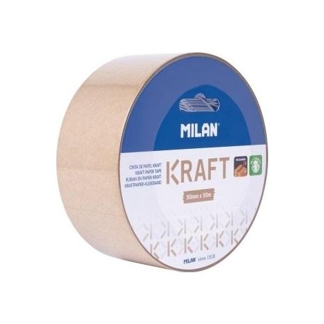 Nastro da imballaggio Kraft MILAN 50 mm x 66 m - resistente, ecologico