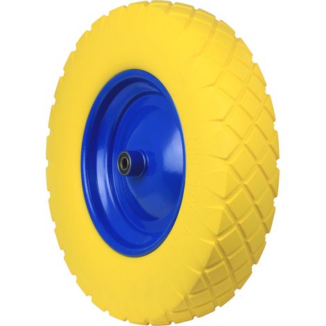 Vollrad für Schubkarre 4.00-8 400 120kg Kugellager mit Radasche (1/4)