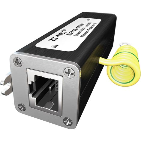 Protecteur de surtension Gigabit Ethernet Protecteur de caméra réseau de Surveillance, Dispositif de Protection Contre Les surtensions, parafoudre RJ45, parafoudre 1000 Mbps (1/5)