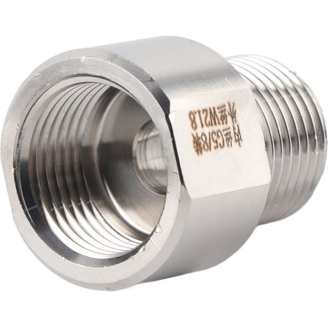 Adaptateur de Raccord Cylindre pour Régulateur CO2 Aquarium Femelle G5/8 vers Mâle W21.8 (1/5)