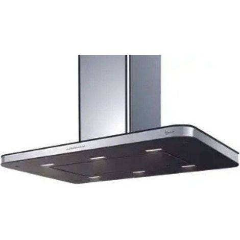 HOTTE STIVIA ISOLA cm. 90X60 - Acier inoxydable, Noir - 800 m3/h (1/3)