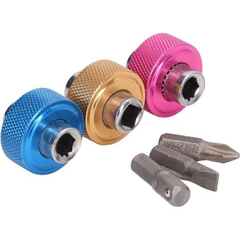 Tournevis court, 3 pièces Mini tournevis à fente en acier multicolore antirouille à tête plate universelle pour la réparation (1/5)