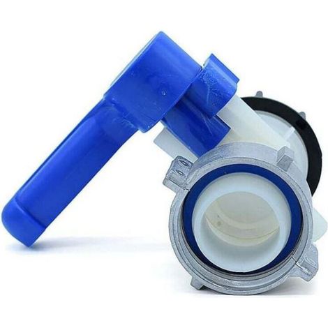Vanne Cuve - Filetage Femelle S60X6 Et Mâle S60X6 - Pour Cuve Plastique IBC GRV - 1 Pièce (1/4)