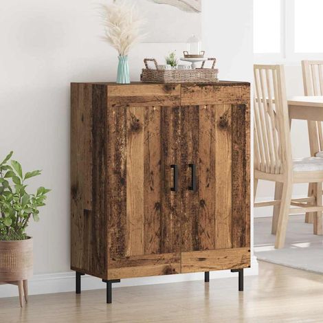 Buffet-Meuble de rangement Bois Ancien 69,5 x 34 x 90 cm Bois d'ingénierie et fer 196234 (1/5)