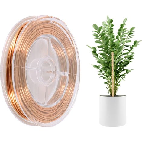 Fil de Cuivre, Bobine de 10M Antennes, Fil de Cuivre Pur pour Jardinage (1/5)