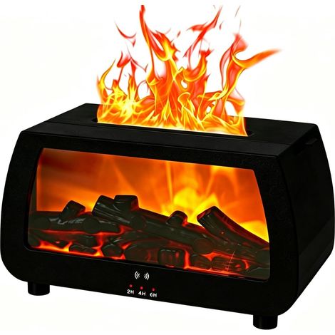 Kamin-Aroma-Diffusor mit Flammenmotiv, Kamin-Diffusor mit ätherischen Ölen (1/5)
