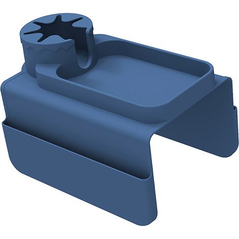 Vassoio laterale fisso per divano, per tazze da caffè - Blu (1/2)