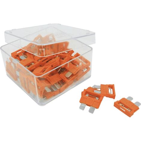 SODISE - Fusible enfichable lumineux 40A orange - lot de 25 pcs - 19591 - Ce produit de marque SODELEC est neuf.