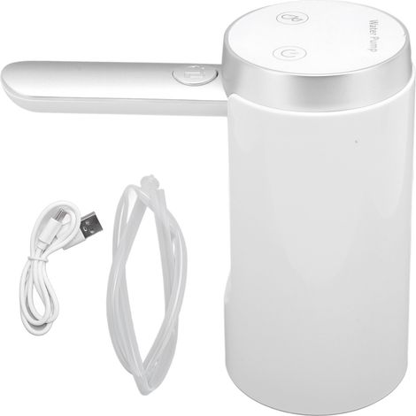 Pompe à eau électrique pour bonbonne 5 gallons Distributeur portable rechargeable silencieux avec bec pliable et affichage LED (1/5)