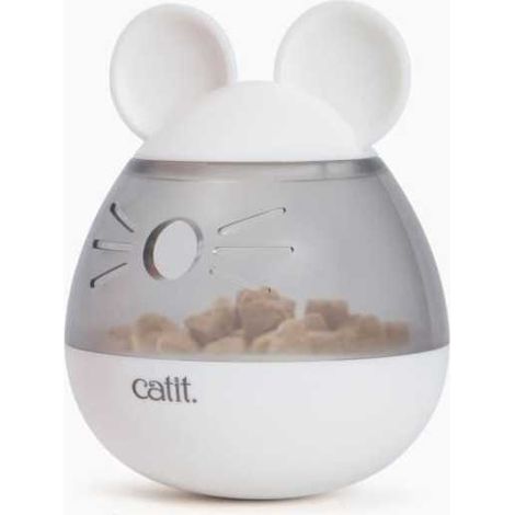 Cat Treat Dispenser - CATIT - PIXI - Mouse Ears Design - White (1/3)
