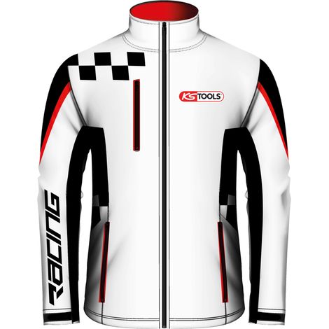 Ks Tools – Veste soft-shell déperlant 100% polyester polaire – Taille S à XXL – 120 g/m² – Confort optimal pour activités extérieures (1/5)