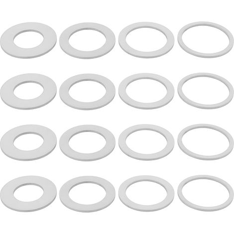 Lot de 16 anneaux réducteurs de 30 mm à 25,4 22,2 20 16 mm en acier inoxydable pour lame de scie (1/5)