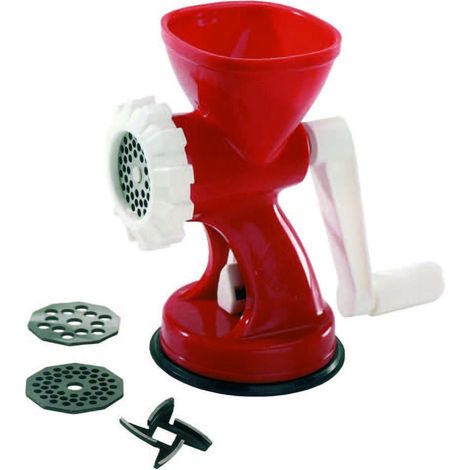 Tritacarne a mano con ventosa - Design robusto e pratico - RIGAMONTI