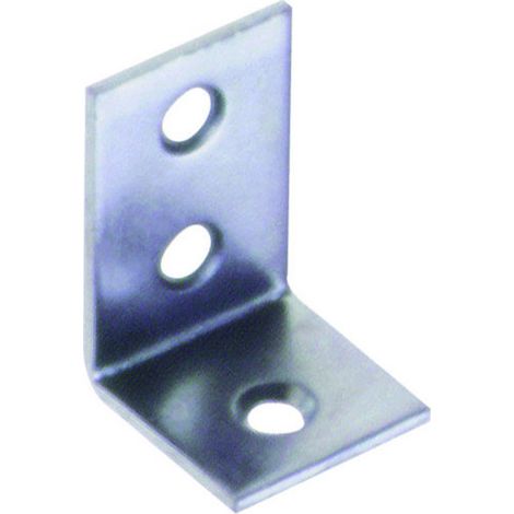 Equerre de fixation 31X20X21 Acier zingué - 1 pièce (1/3)