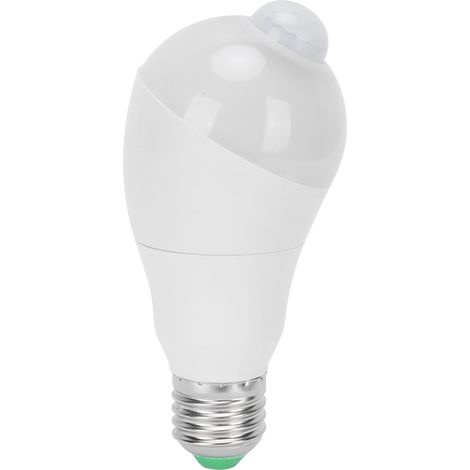 [Ampoule Sensor Corps Humain] + Ampoule LED E27 Induction Lampe Corridor Balcony 85-265V Blanc Pure