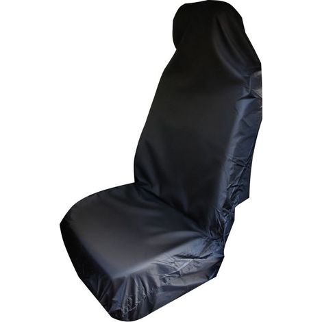 Housses de siège auto universelles, protection en tissu Oxford – adaptées à la protection contre la poussière dans les ateliers de réparation automobile et les zones pour enfants (noir). (1/4)