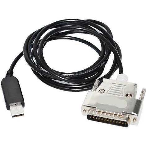 Câble série USB vers DB25 mâle RS232, adaptateur D-Sub 25 broches de 5 m pour communication série (1/5)