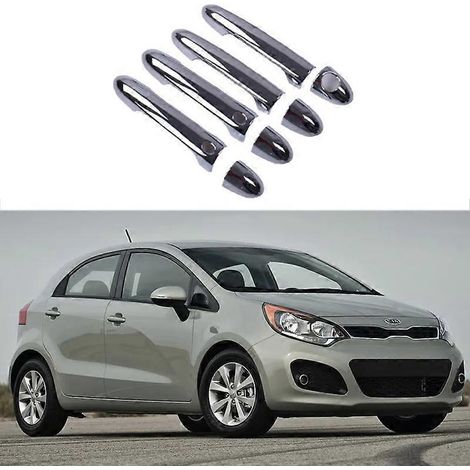 Passend für Kia Rio5 (Baujahre 2012–2017), Türgriffabdeckung, Karosseriedekoration – Glänzend Schwarz, 1 Loch, 2 smart