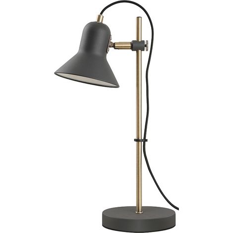 LAMPARA DE MESA E27 NEGRA