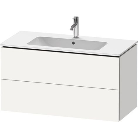 Duravit L-Cube bâti-support lavabo suspendu, 2 tiroirs, (1/5)