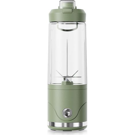 [NIEMALS VERWENDET] Tragbarer Standmixer (650 ml), leistungsstarker Smoothie-Maker für unterwegs, 20.000 U/min, 6 Klingen, Mini-Mixer mit Reisedeckel