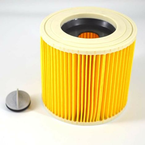 royaluxe - Lot De 1 Filtres pour Aspirateur Professionnel Kärcher , Filtre Hepa Accessoire de Remplacement Aspirateur de Chantier Eau Poussière et Cendre , Pièces Détachées Karcher SE 4002 ,WD2, WD3 P (1/5)
