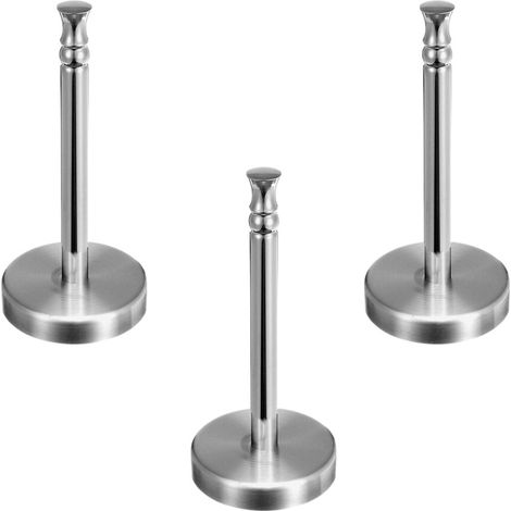 3X Porte-Serviette En Papier Vertical En Acier Inoxydable pour Comptoir de Cuisine à Domicile (1/4)