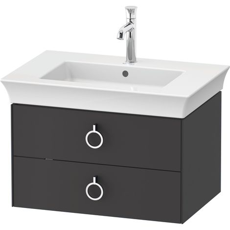 Duravit Tulip blanco, mueble de baño colgado en la pared, anchura